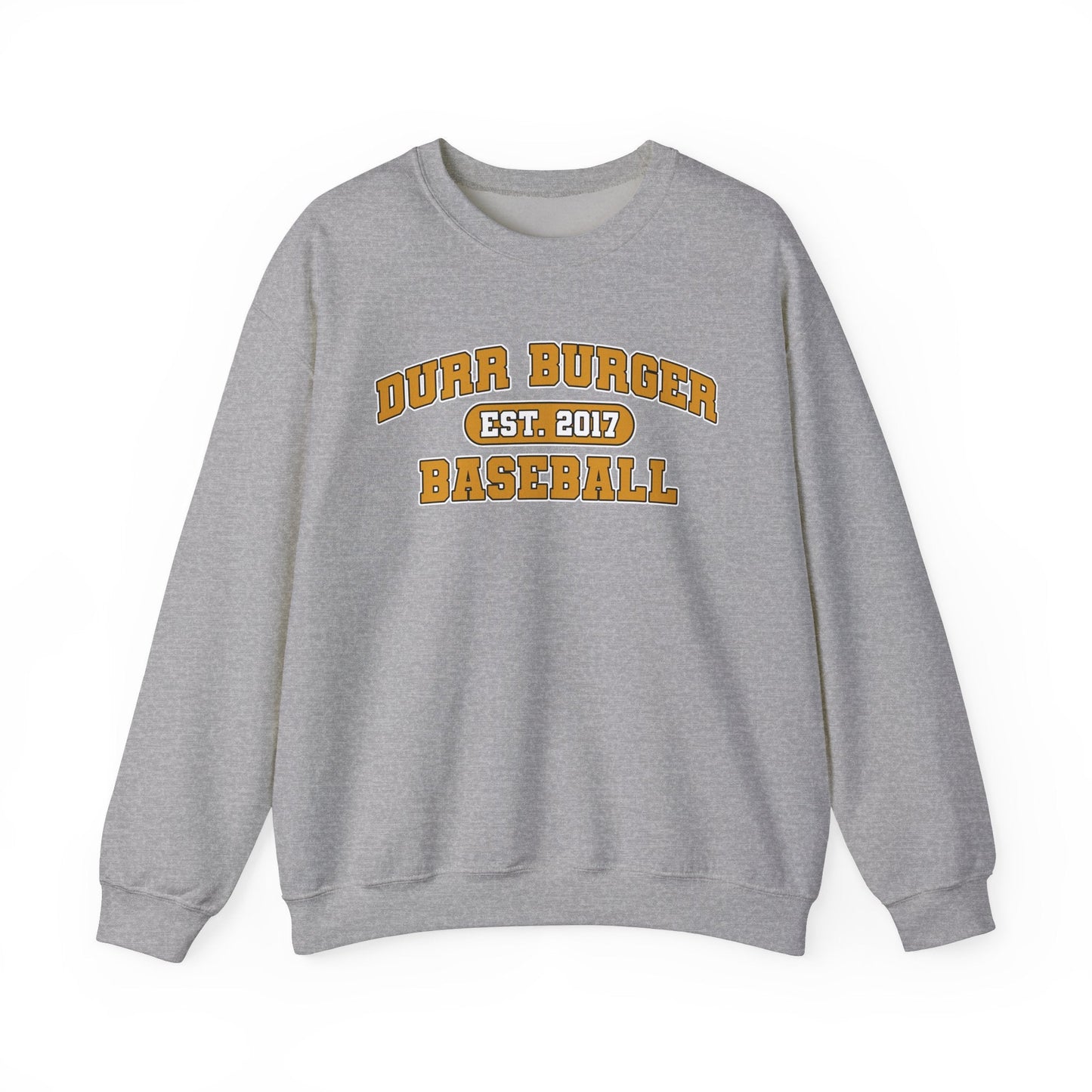 Durr Burger Baseball Sweatshirt - Failure International Sport Grey / S-White / S-Black / S-Sport Grey / M-White / M-Black / M-Sport Grey / L-White / L-Black / L-Sport Grey / XL