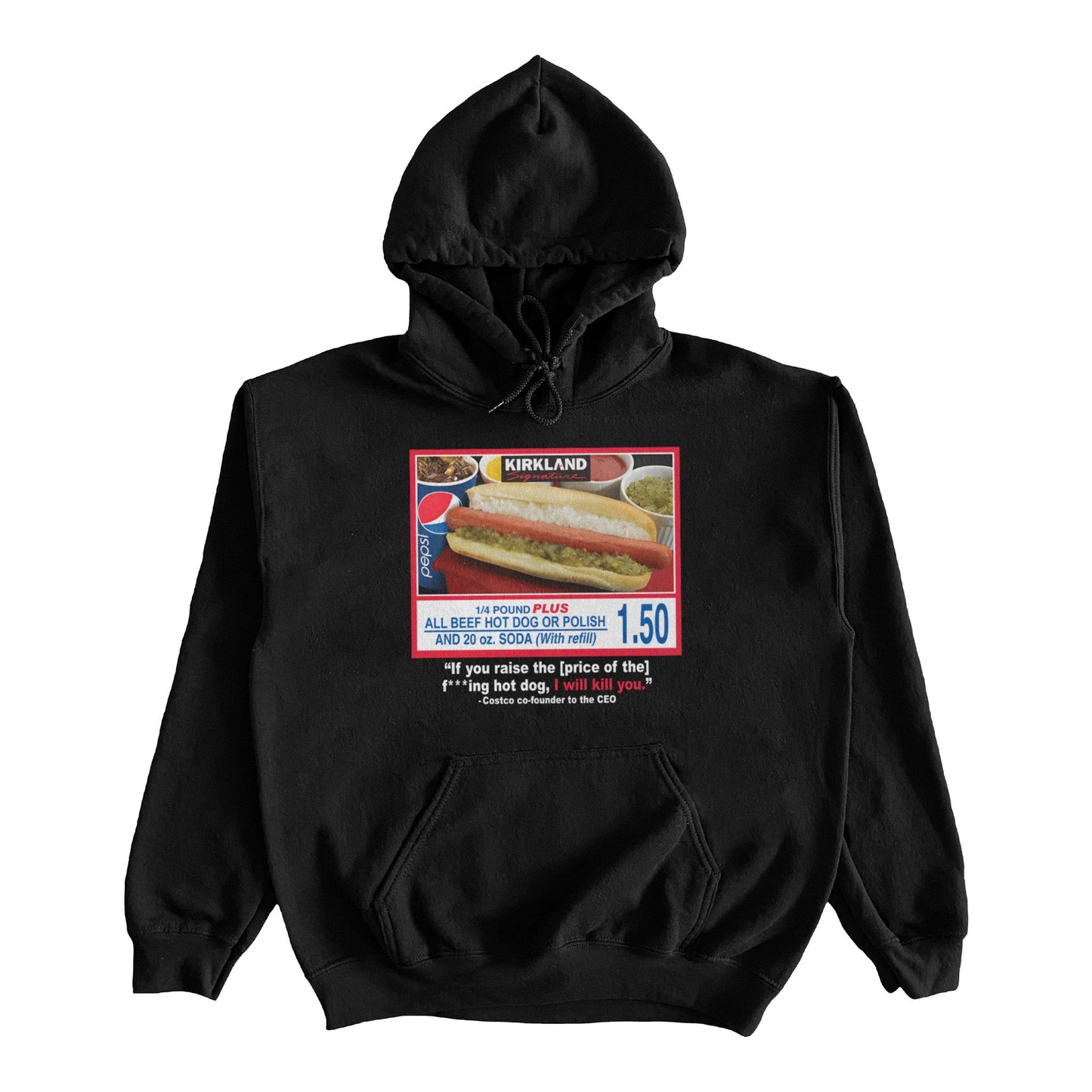 Costco $1.50 Hot Dog Hoodie by Failure International Fortnite failureinternational Instagram TikTok Viral Shirt Tee Hoodie Sweatshirt