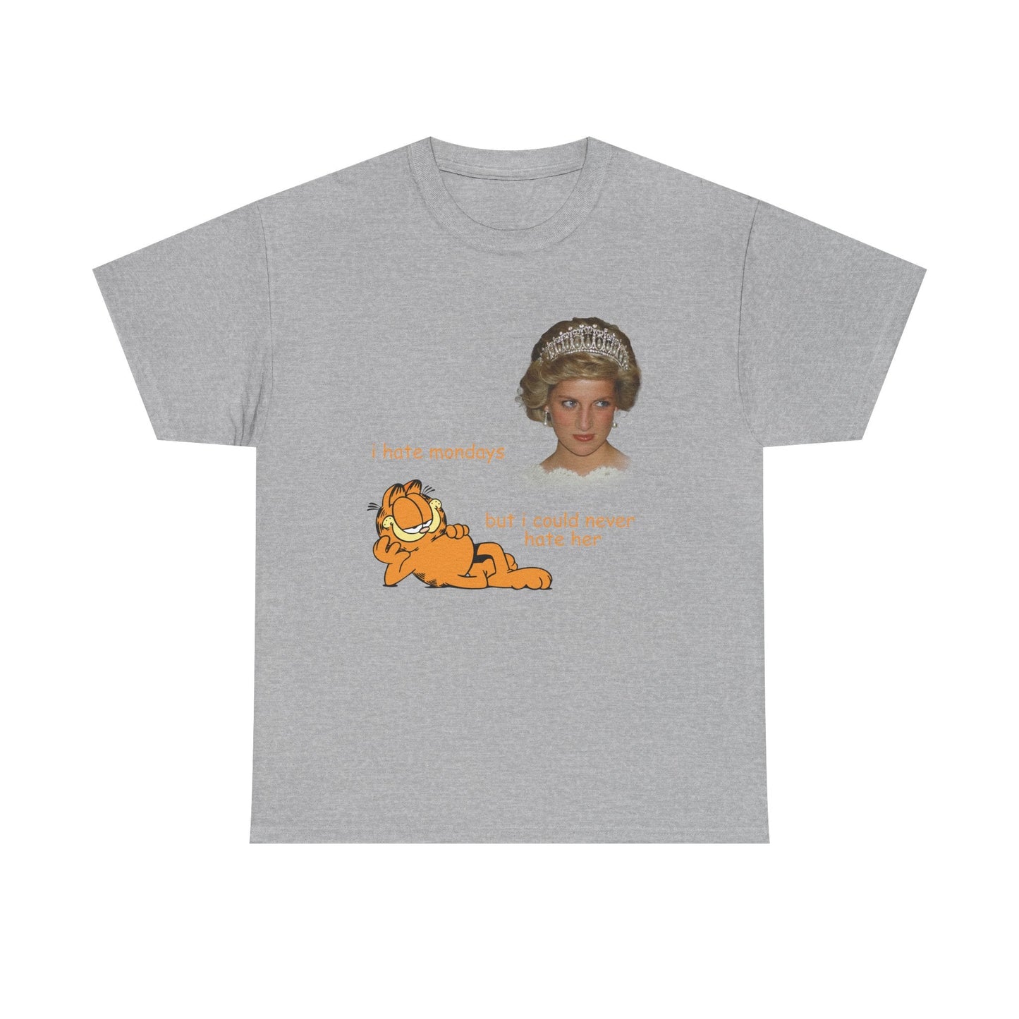 I Could Never Hate Princess Diana Garfield Shirt - Failure International