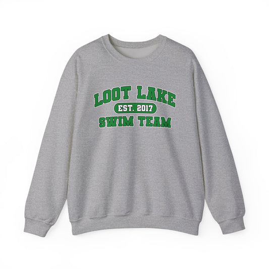 Loot Lake Swim Team Sweatshirt, Sport Grey - Failure International